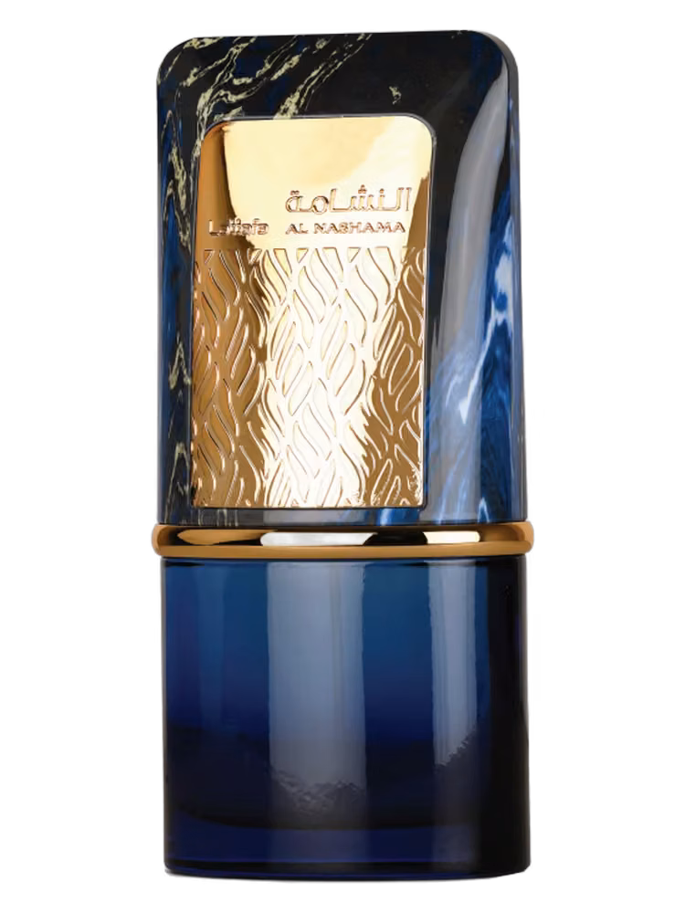 Lattafa Al Nashama Caprice Eau de Parfum, frasco y caja
